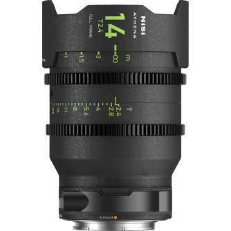 New products - NISI CINE LENS ATHENA PRIME 14MM T2.4 RF-MOUNT 14MM T2.4 RF - quick order from manufacturer