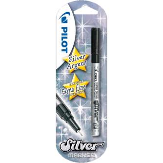 Printeri un piederumi - PILOT DECORPEN X-FINE SILVER 741095 - быстрый заказ от производителя