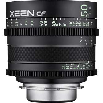 CINEMA objektīvi - XEEN CF 50MM T1.5 SONY E F1511106103 - ātri pasūtīt no ražotāja