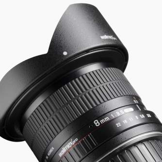 Объективы - walimex pro 8/3.5 Fisheye II APS-C Canon EF-S bl - купить сегодня в магазине и с доставкой