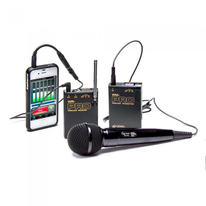 Vokāla mikrofoni - Azden WMS-PRO+i Wireless Microphone System for Smartphones and Tablets - ātri pasūtīt no ražotāja