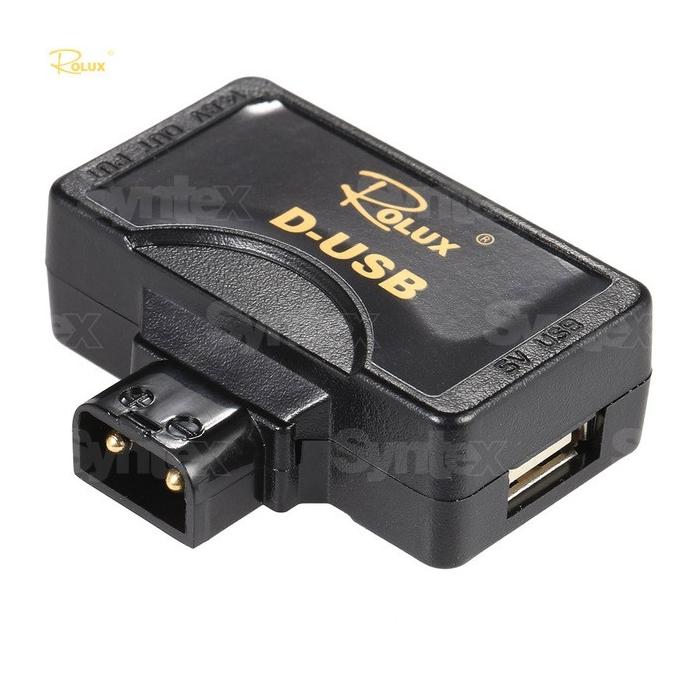 AC adapteri, strāvas vadi - Rolux D-Tap to USB Adapter for V-Mount Batteries AVXDTAPUSB - быстрый заказ от производителя