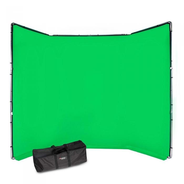 Foto foni - Manfrotto ChromaKey FX 4x2.9m Background Kit Green MLBG4301KG - ātri pasūtīt no ražotāja