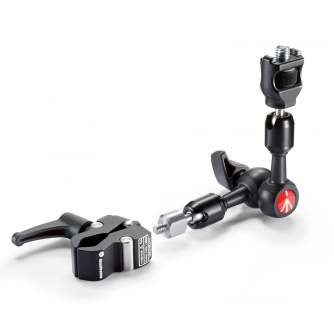 Аксессуары для плечевых упоров - Manfrotto Photo variable friction arm with Anti-rotation Attachment and Nano Clamp 244MICROKIT 