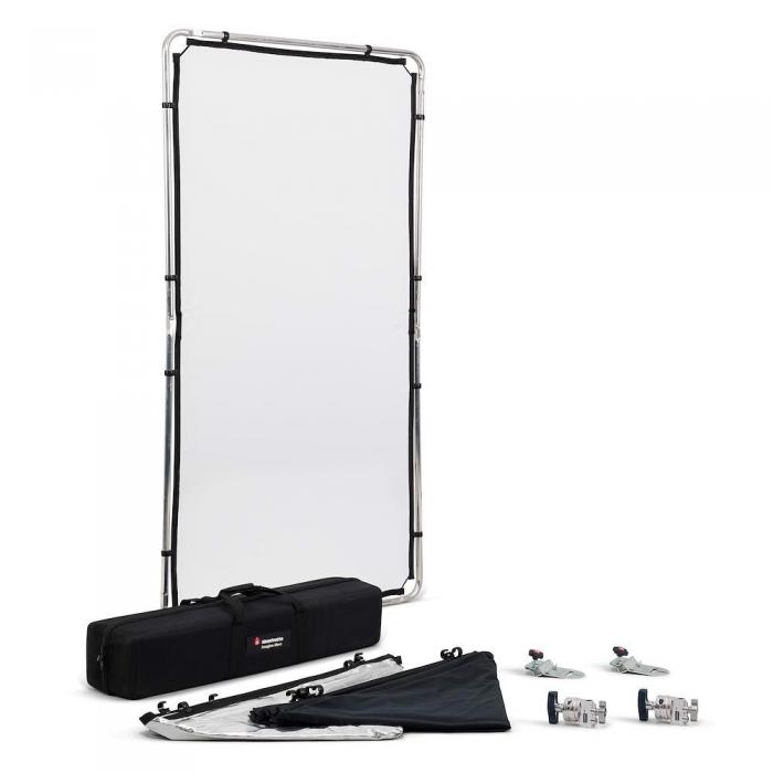 ND neitrāla blīvuma filtri - Manfrotto Pro Scrim All In One Kit 1.1x2m Medium MLLC1201K - быстрый заказ от производителя