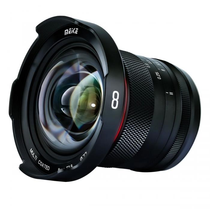 Mirrorless Lenses - Meike 8mm F2.8 APS-C (MFT) MK-8MM F2.8 APS-C MFT - quick order from manufacturer