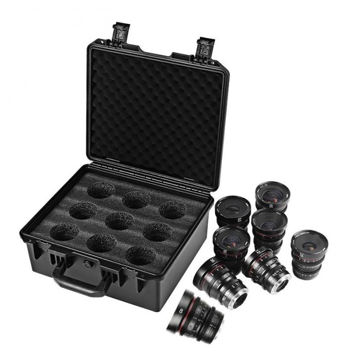 Koferi - Meike Cine Lens 9-Lens Case 9-LENS CASE - ātri pasūtīt no ražotāja