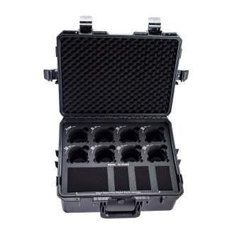 Kietas kelioninis dėklas - Meike FF Prime Lens Case for 8 Lenses (E/EF/PL/L/RF Mount) 8-LENS FF PRIME - быстрый заказ от произв