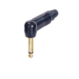 Audio vadi, adapteri - Neutrik NP2RX-B 2-Pole 1/4" Right-Angle Phone Plug - ātri pasūtīt no ražotāja