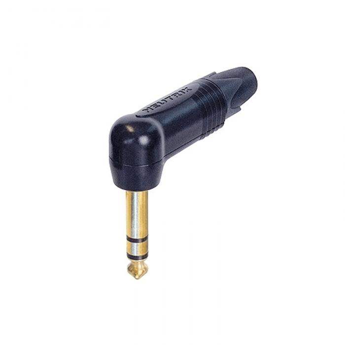 Audio cables, adapters - Neutrik NP3RX-B 1/4" Professional Phone Plug, Gold Contacts, Black - quick order from manufacturer