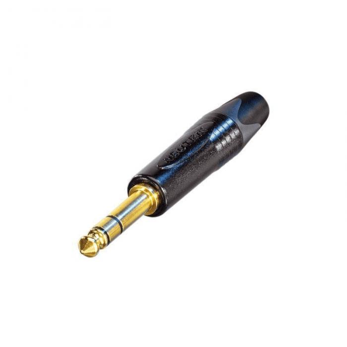 Audio cables, adapters - Neutrik NP3X-B Professional Phone Plug, Gold Contacts, Black Shell - quick order from manufacturer