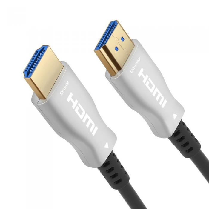 Video vadi, kabeļi - PremiumCord 18Gbps Active Optical (AOC) HDMI fiber 4K@60Hz cable 10m gold plated - ātri pasūtīt no ražotāja