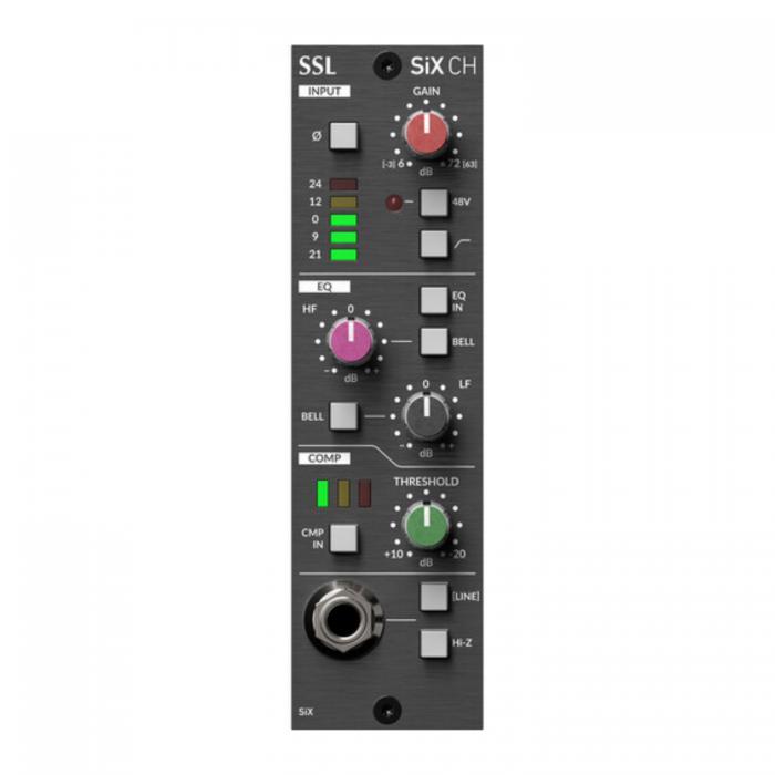 Audio Mixer - SSL Solid State Logic SiX CH 500 Series Channel Strip 729736X1 - quick order from manufacturer