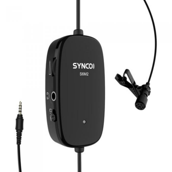 Piespraužamie mikrofoni (Lavalier) - SYNCO Lav-S6M2 Lavalier Microphone with Upgraded Features - ātri pasūtīt no ražotāja