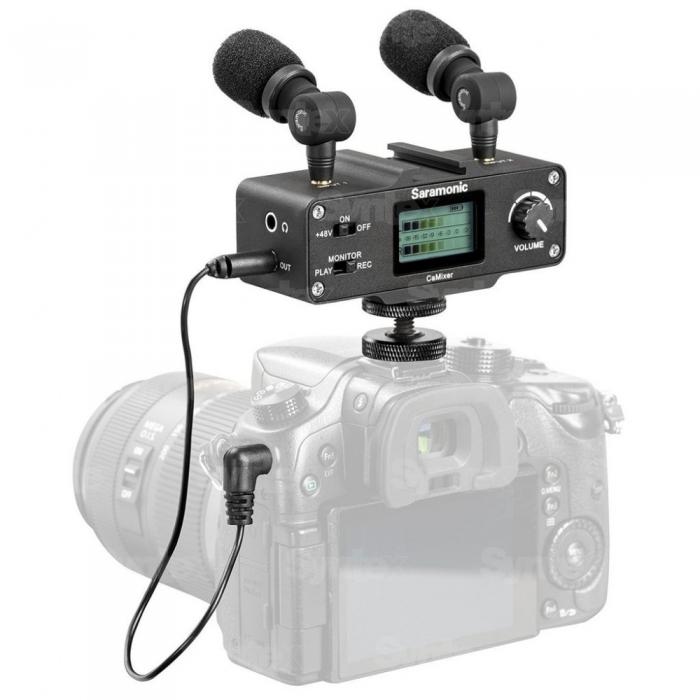 Videokameru mikrofoni - Saramonic CaMixer Professional Audio Mixer for DSLR and Video Cameras - ātri pasūtīt no ražotāja