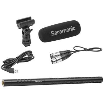 Videokameru mikrofoni - Saramonic SR-TM7 Supercardioid Shotgun Microphone - ātri pasūtīt no ražotāja