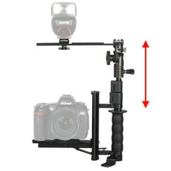 Holders Clamps - walimex Flip Flash Bracket with TELESCOPIC Arm - quick order from manufacturer