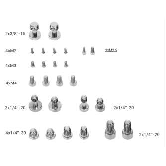 Rigu aksesuāri - SmallRig ScrewSet 15543 MB2734 - Set of Photographic Equipment Screws - ātri pasūtīt no ražotāja