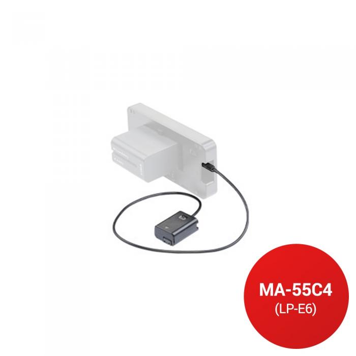 Dummy Batteries & DC Couplers - Swit MA-55C4 dummy batériový adaptér pre Canon LP-E6 MA-55C4 - quick order from manufacturer