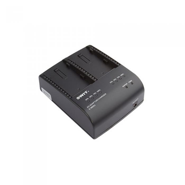 New products - Swit S-3602C 2-channel simultaneous charger for Canon BP battery S-3602C - quick order from manufacturer