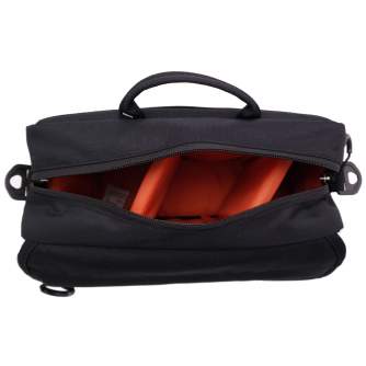 New products - Caruba Compex 120 Shoulder Bag Black for DSLR Cameras - quick order from manufacturer