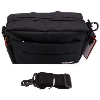 New products - Caruba Compex 100 Shoulder Bag Black for DSLR Cameras - quick order from manufacturer