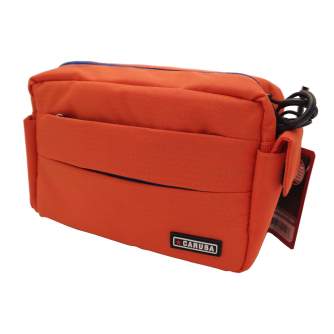 Camera Bags - Caruba Compex 100 Shoulder Bag Orange - D133372 - quick order from manufacturer