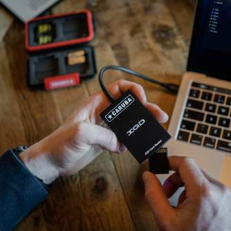 Memory Cards - Caruba 2 in 1 Cardreader XQD + SD USB-C - quick order from manufacturer