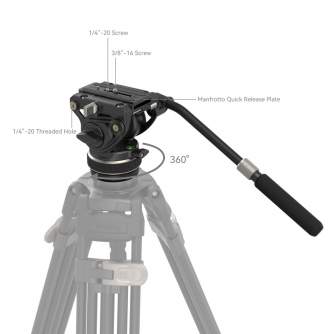 Statīvu galvas - SmallRig Video Head D244901 for DJI RS 2/3, Manfrotto - 4165 - ātri pasūtīt no ražotāja