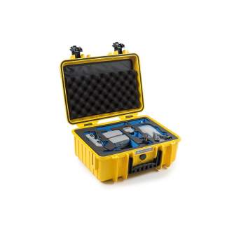 Koferi - BW OUTDOOR CASES TYPE 4000 FOR DJI MAVIC AIR 2 FLY MORE COMBO (CHARGE-IN-CASE) YELLOW 4000/Y/MAVICA2 - ātri pasūtīt no ražotāja