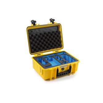 Koferi - BW OUTDOOR CASES TYPE 4000 FOR DJI MAVIC AIR 2 FLY MORE COMBO (CHARGE-IN-CASE) YELLOW 4000/Y/MAVICA2 - ātri pasūtīt no ražotāja