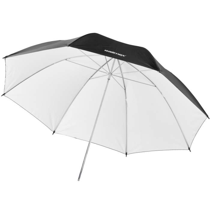 Foto lietussargi - walimex pro Reflex Umbrella black/white,109cm - ātri pasūtīt no ražotāja