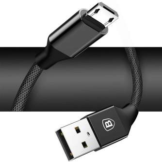 Cables - Baseus Yiven Micro USB cable 150cm 2A - Black CAMYW-B01 - quick order from manufacturer