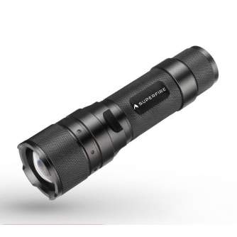 Hand Lights - Superfire F3-L2 Miniflashlight, 570lm, USB Charger, Waterproof, Zoom - quick order from manufacturer