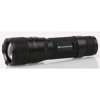 Hand Lights - Superfire F3-L2 Miniflashlight, 570lm, USB Charger, Waterproof, Zoom - quick order from manufacturer