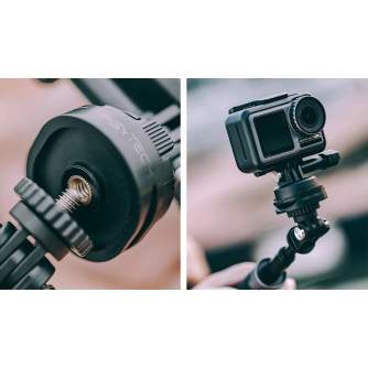 New products - Tripod mount adapter Pgytech for DJI Osmo Action (P-11B-023) P-11B-023 - quick order from manufacturer