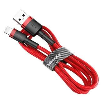 Kabeļi - Baseus Cafule Cable USB Lightning 2A 3m (Red) CALKLF-R09 - ātri pasūtīt no ražotāja