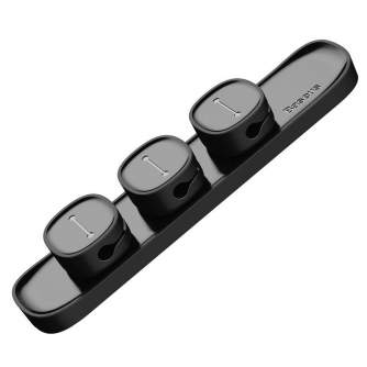 Cables - Baseus Peas Magnetic Cable Clip Black ACWDJ-01 - quick order from manufacturer