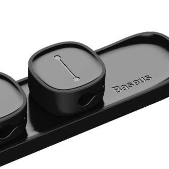 Кабели - Baseus Peas Magnetic Cable Clip Black ACWDJ-01 - быстрый заказ от производителя