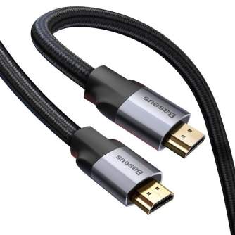 New products - Baseus Enjoyment Series 4K Male To 4K Male Cable 2m Dark gray CAKSX-C0G - quick order from manufacturer