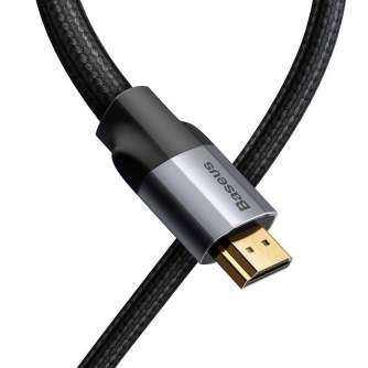 New products - Baseus Enjoyment Series 4K Male To 4K Male Cable 2m Dark gray CAKSX-C0G - quick order from manufacturer