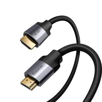 Новые товары - Baseus Enjoyment Series 4K Male To 4K Male Cable 2m Dark gray CAKSX-C0G - быстрый заказ от производителя