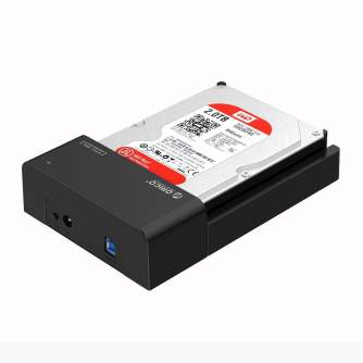 New products - ORICO 2.5 / 3.5 inch USB3.0 Hard Drive Dock 6518US3-V2-EU-BK-BP - quick order from manufacturer