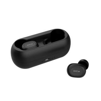 Headphones - Wireless Earphones TWS QCY T1C Bluetooth V5.0 (black) T1C-Black - quick order from manufacturer