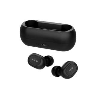 Headphones - Wireless Earphones TWS QCY T1C Bluetooth V5.0 (black) T1C-Black - quick order from manufacturer