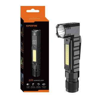 Hand Lights - Multifunction flashlight Superfire G19, 200lm, USB G19 - quick order from manufacturer