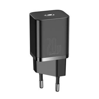 Wall charger - Baseus Super Si Quick Charger 1C 20W (black) CCSUP-B01 - quick order from manufacturer