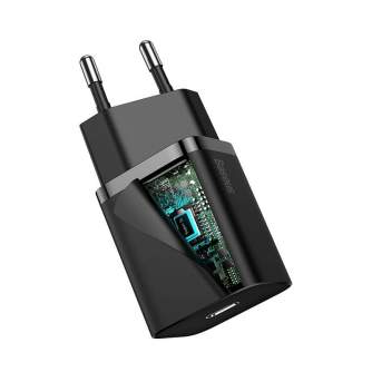 Wall charger - Baseus Super Si Quick Charger 1C 20W (black) CCSUP-B01 - quick order from manufacturer