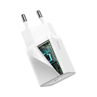 Wall charger - Baseus Super Si Quick Charger 1C 20W (white) CCSUP-B02 - quick order from manufacturer