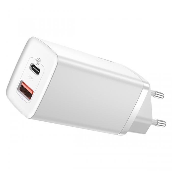 Wall charger - Quick Travel Charger Baseus GaN2 Lite USB+C 65W EU (white) CCGAN2L-B02 - quick order from manufacturer